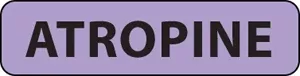 Label Paper Removable Atropine 1" Core 1 1/4" X 5/16" Lavender 760 Per Roll