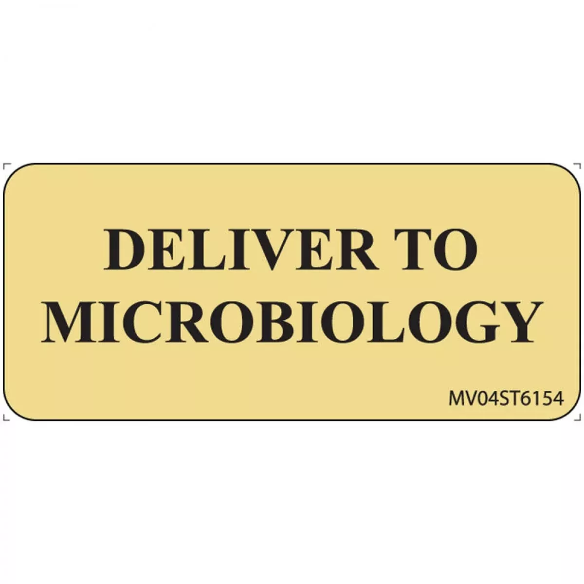 Label Paper Removable Deliver To 1" Core 2 1/4" X 1 Tan 420 Per Roll