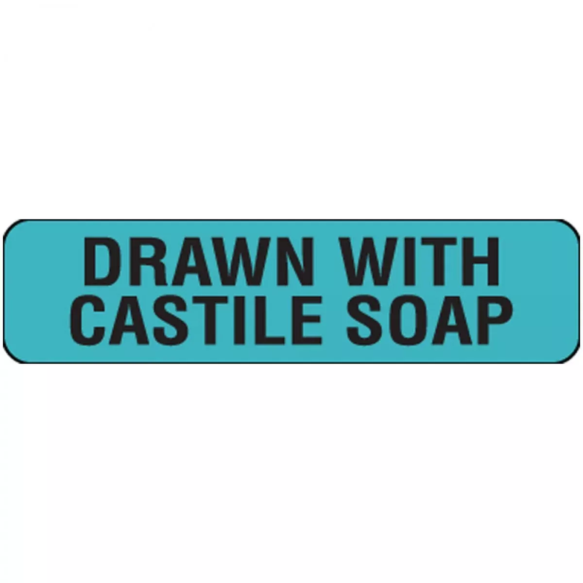 Label Paper Removable Drawn With Castile 1" Core 1 1/4" X 5/16" Blue 760 Per Roll