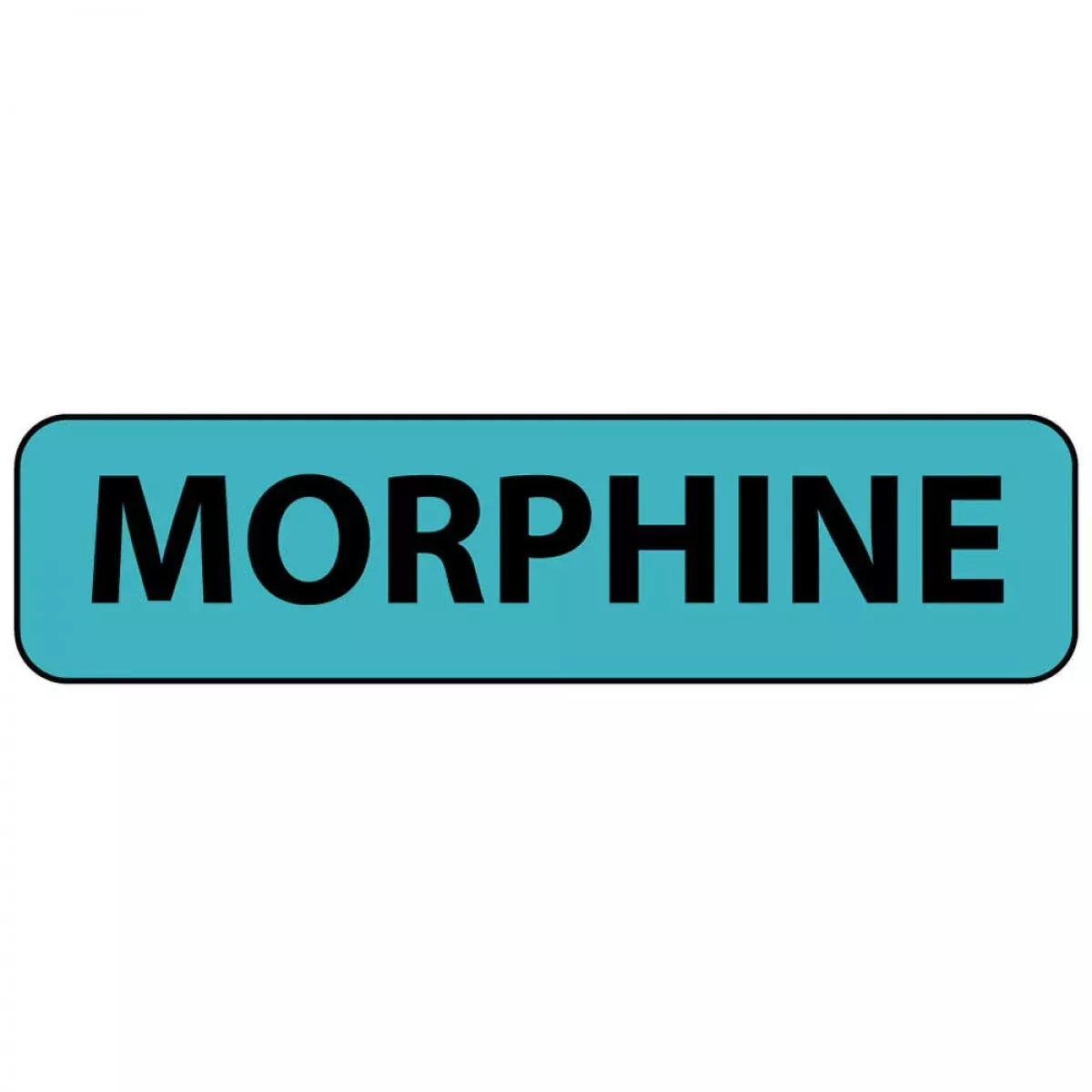 Label Paper Removable Morphine 1" Core 1 1/4" X 5/16" Blue 760 Per Roll