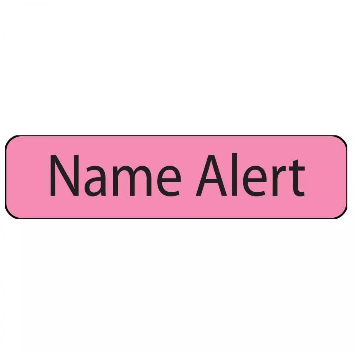 Label Paper Removable Name Alert 1" Core 1 1/4" X 5/16" Fl. Pink 760 Per Roll