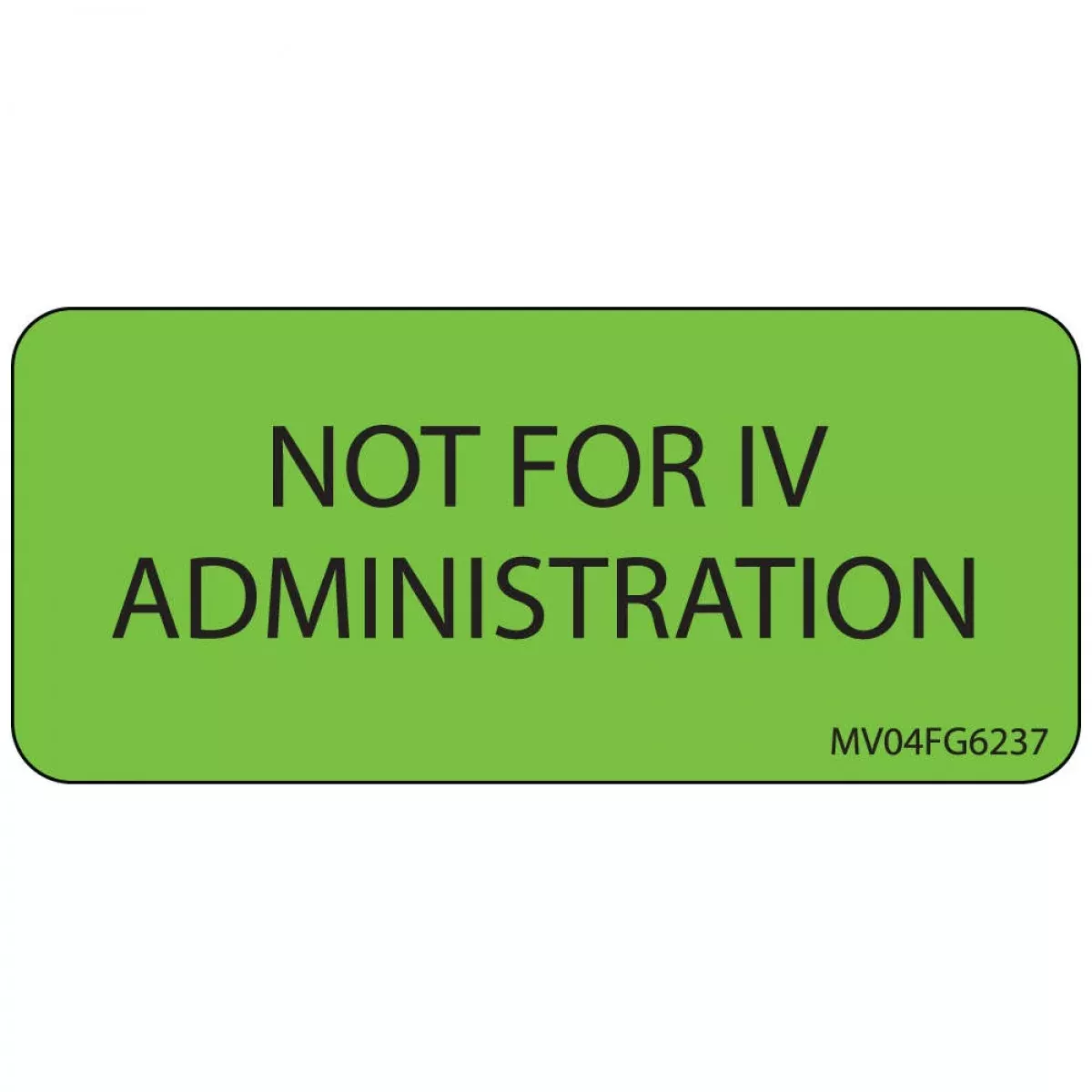 Label Paper Removable Not For Iv 1" Core 2 1/4" X 1 Fl. Green 420 Per Roll
