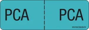 Label Paper Removable Pca : Pca 1" Core 2 15/16" X 1 Blue 333 Per Roll