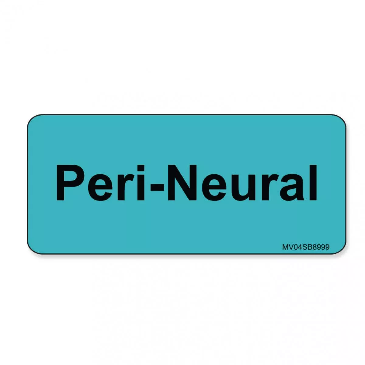 Label Paper Removable Peri-Neural 1" Core 2 1/4" X 1 Blue 420 Per Roll