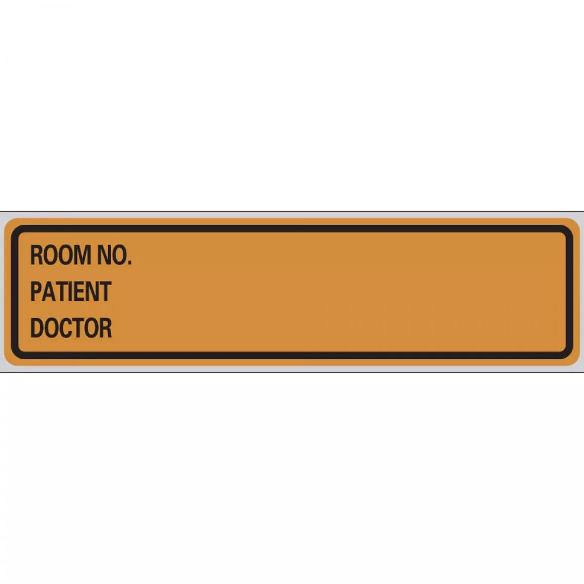 Label Paper Removable Room No. Patient 1" Core 5 3/8" X 1 3/8" Copper 200 Per Roll