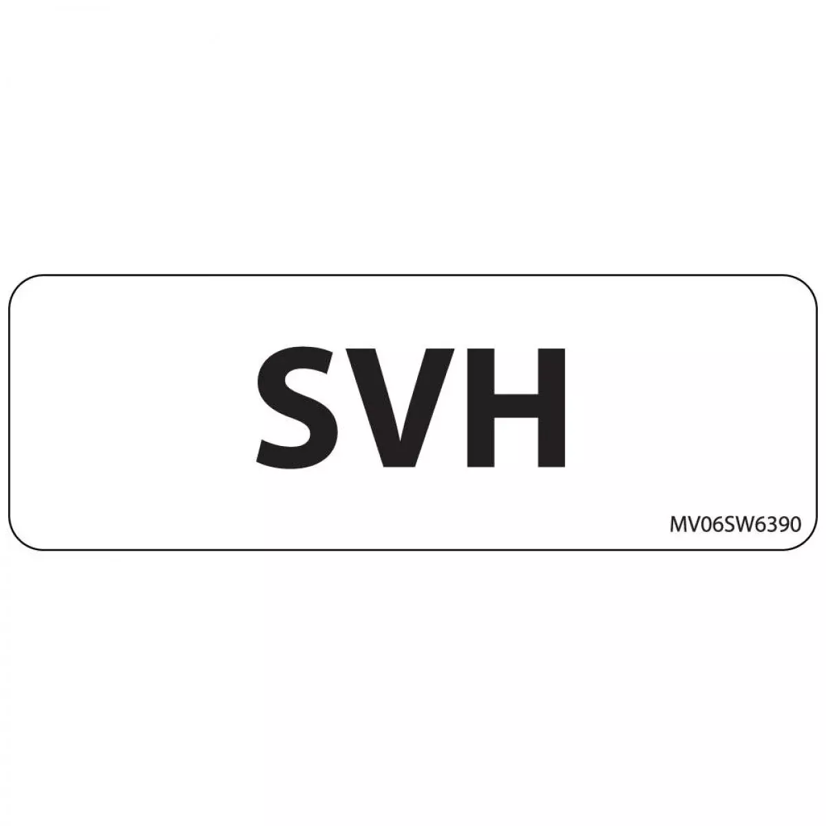 Label Paper Removable Svh 1" Core 2 15/16" X 1 White 333 Per Roll