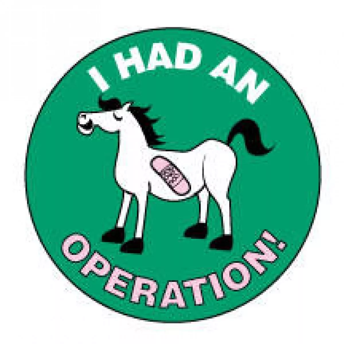 Label Pediatric Award Sticker Paper Permanent I Had An Operation! Green 250 Per Roll