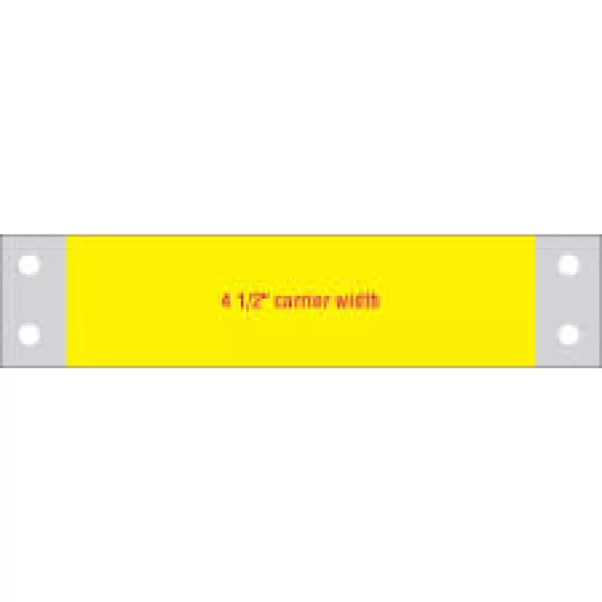 Label Pharmakon Dot Matrix Paper Permanent 3 1"/2" X 1 Yellow 5000 Per Case