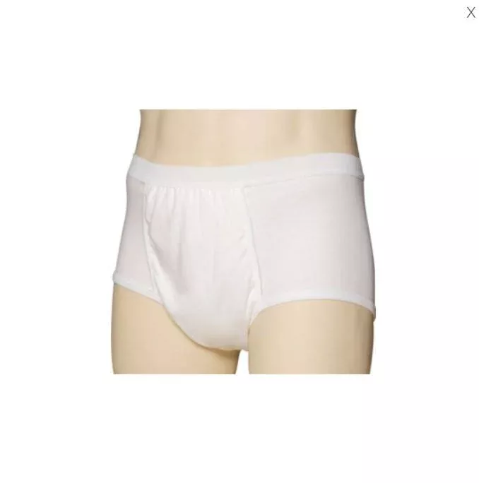 Light & Dry One Piece Men's Brief, Large, 38" - 44" Waist