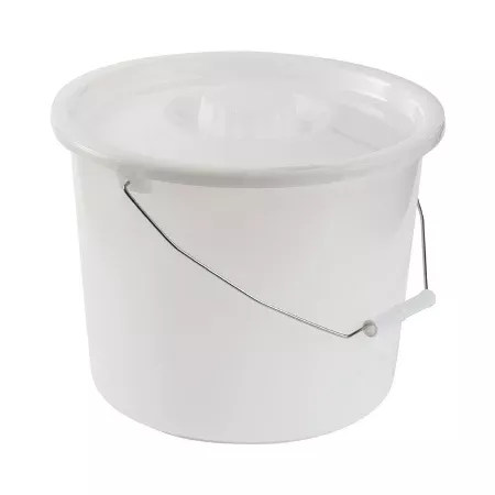 Mabis Healthcare Commode Pail with Lid - M-1127947-753 - Each