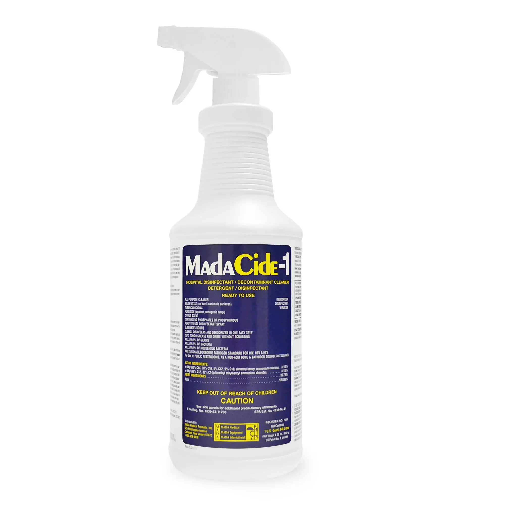MadaCide-1 Surface Disinfectant Cleaner, 32 oz.