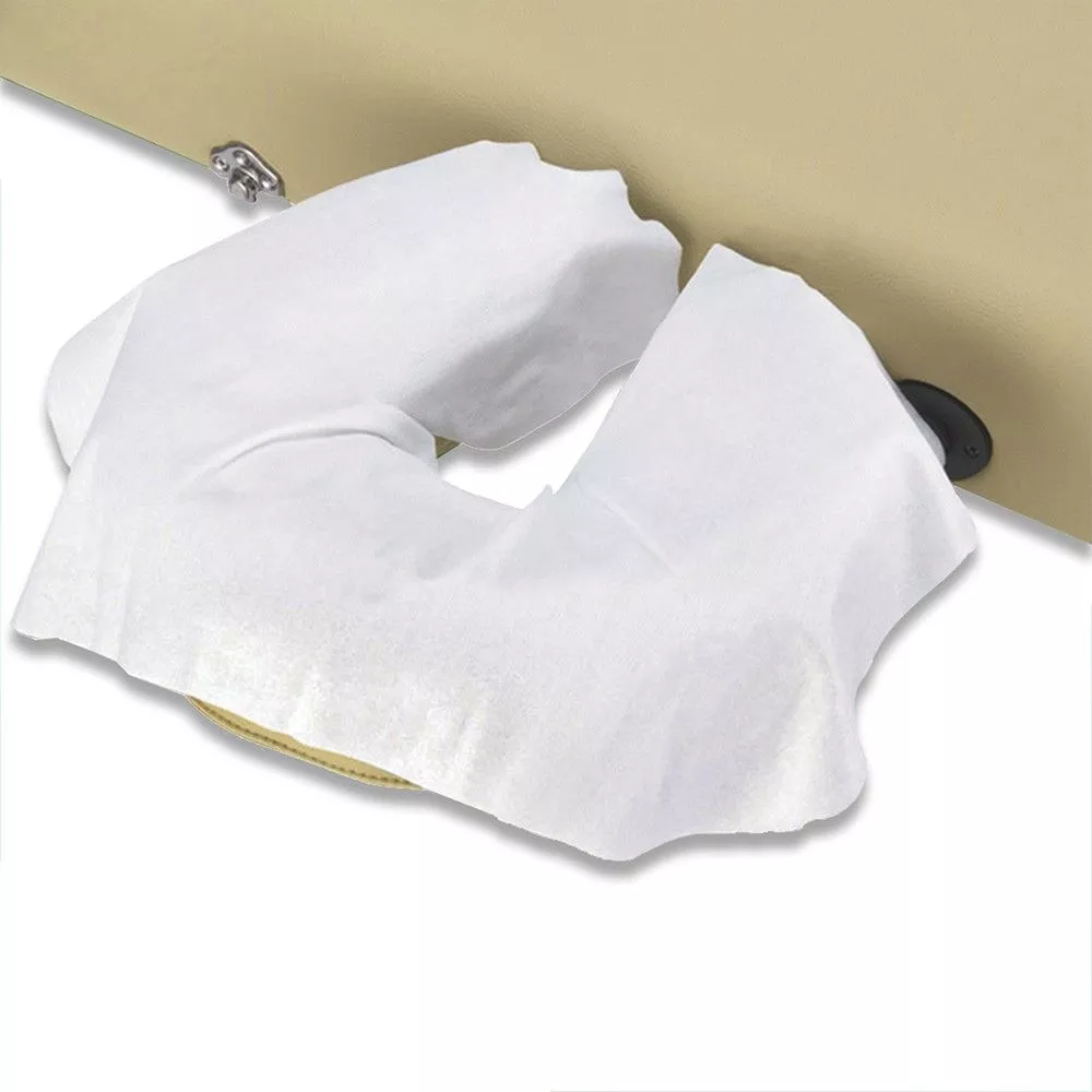 Master Massage Disposable Face Pillow and Headrest Covers for Massage Table