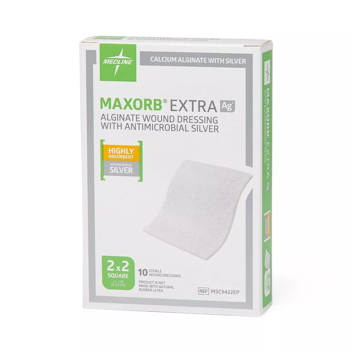 MAXORB EXTRA AG+ Silver Antimicrobial Wound Dressing