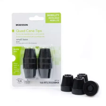 McKesson Cane Tip - M-1095383-956 - Box of 4