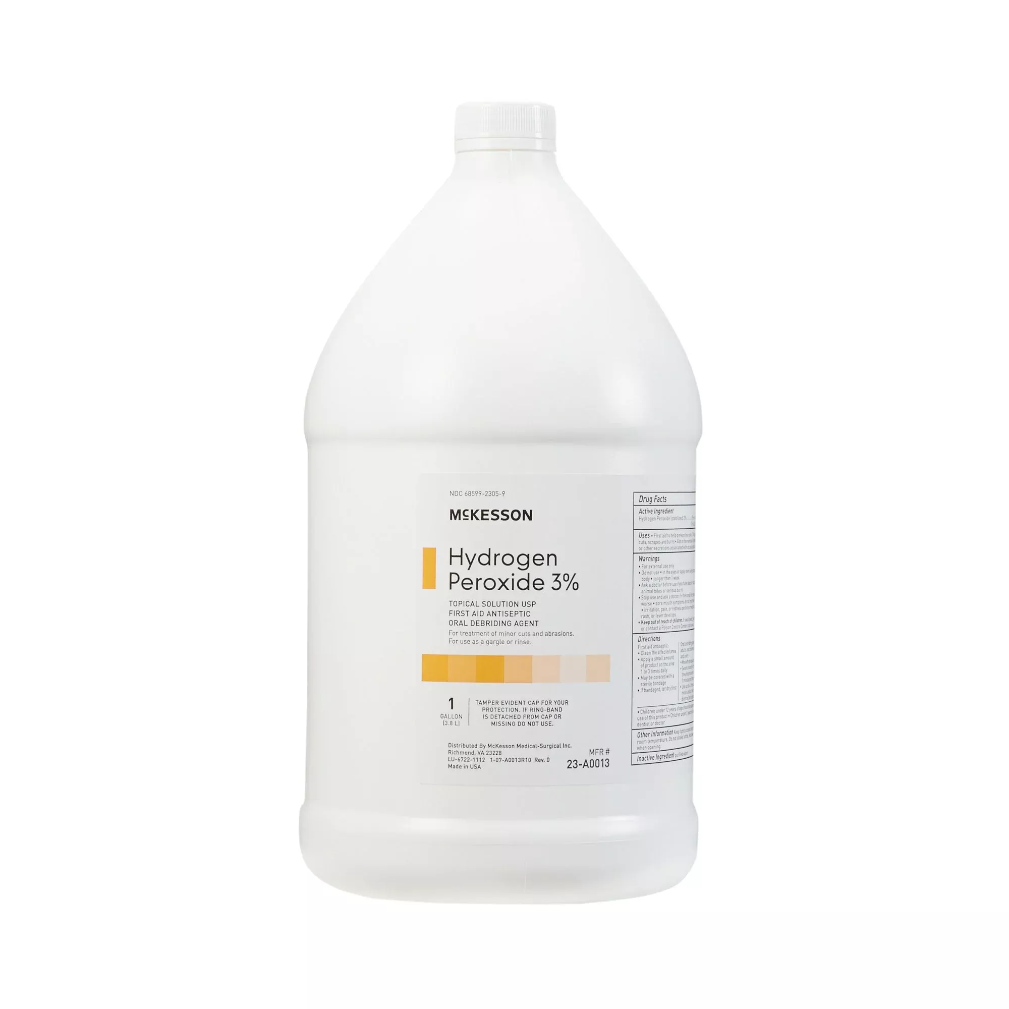 McKesson Hydrogen Peroxide Antiseptic, 1-gallon bottle