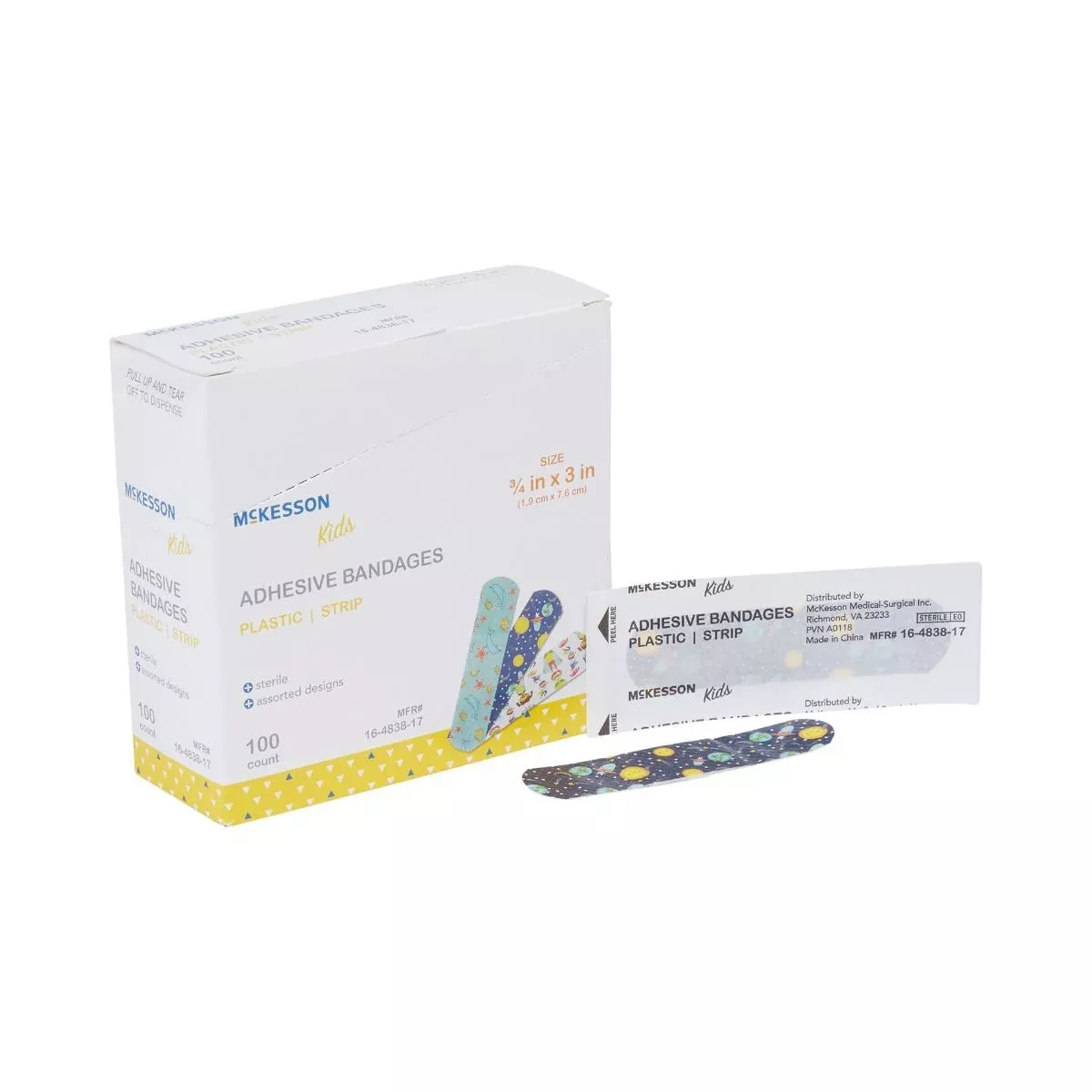 McKesson KIDS Adhesive Plastic Bandages