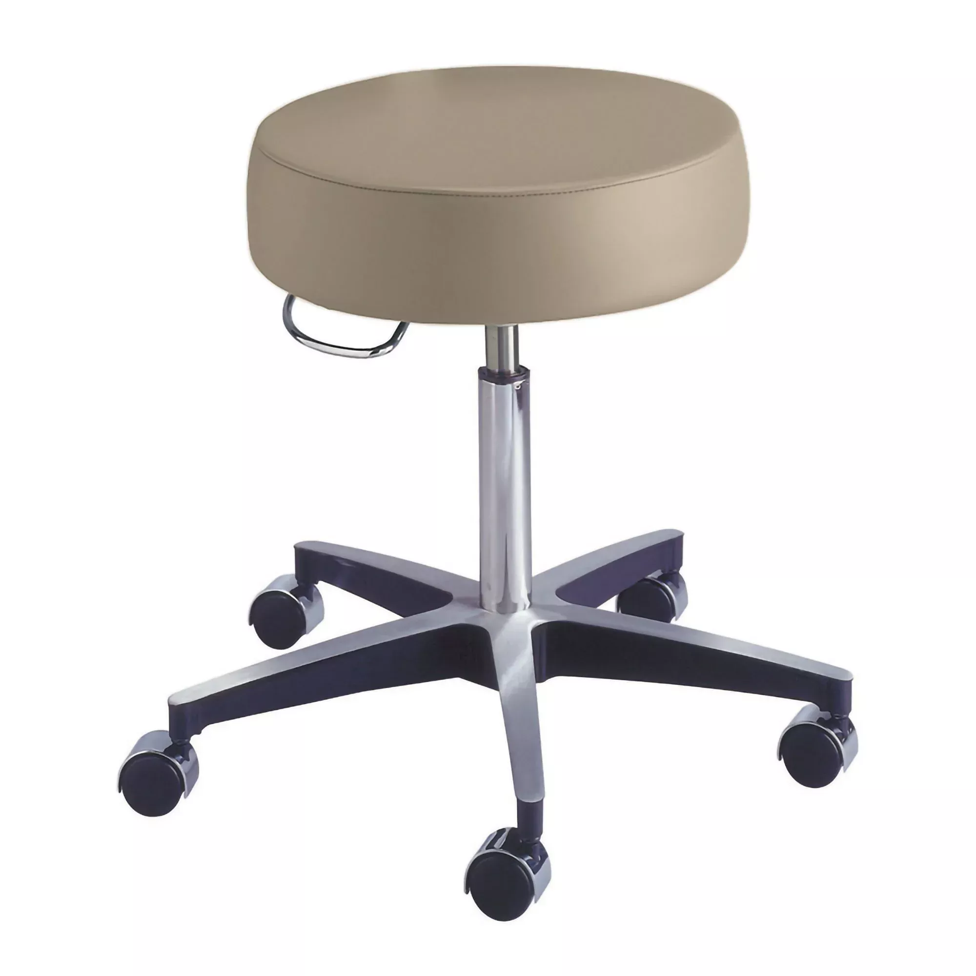 McKesson Round Pneumatic Exam Stool, Clamshell