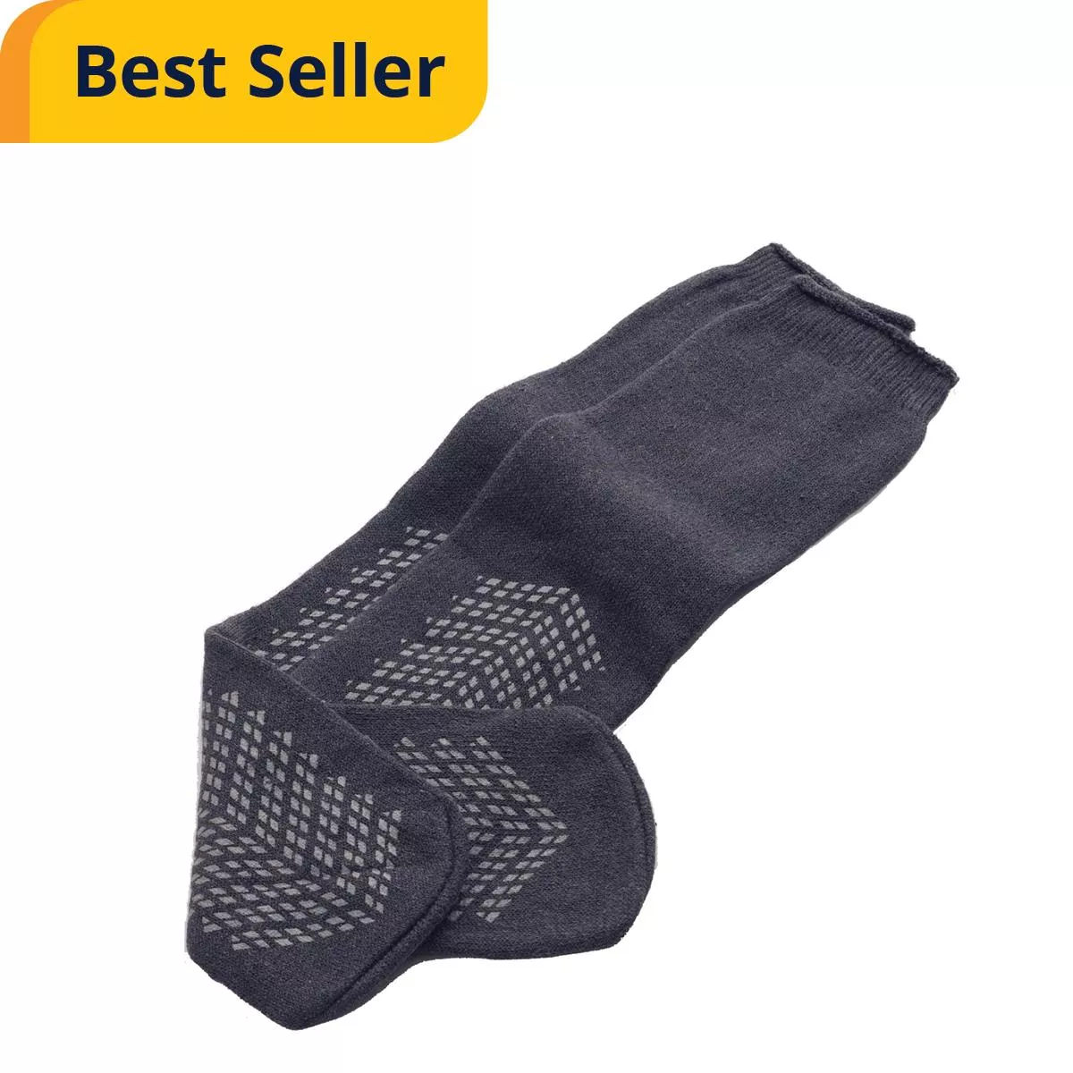 MediChoice equivalent Bariatric Soft Terry Double Tread Slipper Socks- 4 Pairs