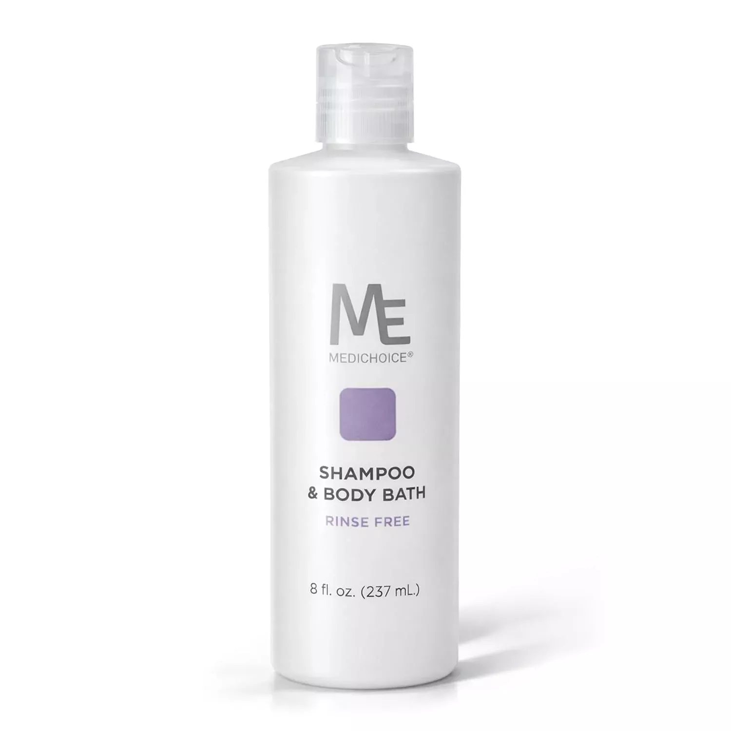 MediChoice No-Rinse Shampoo and Body Bath 8 oz (PC9080)- 2 Pack