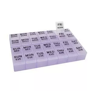 Mediplanner Deluxe/II 7-Day Pill Tray, Standard