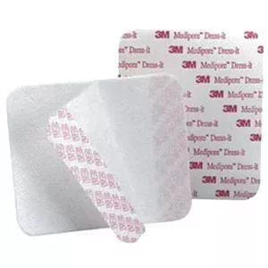 Medipore Soft Cloth Pre-Cut Dressing Cover 5-7/8" x 5-7/8"