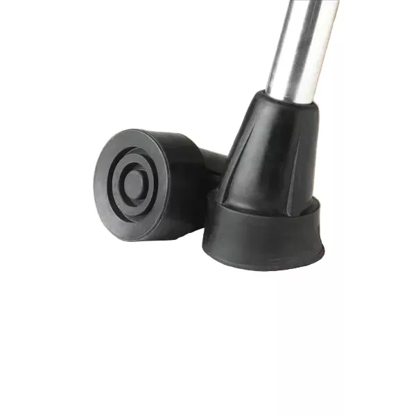 Medline Cane Replacement Tips, Black (MDS86426W)