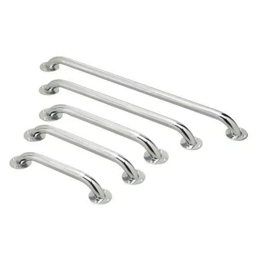 Medline Chrome Grab Bars - Knurled