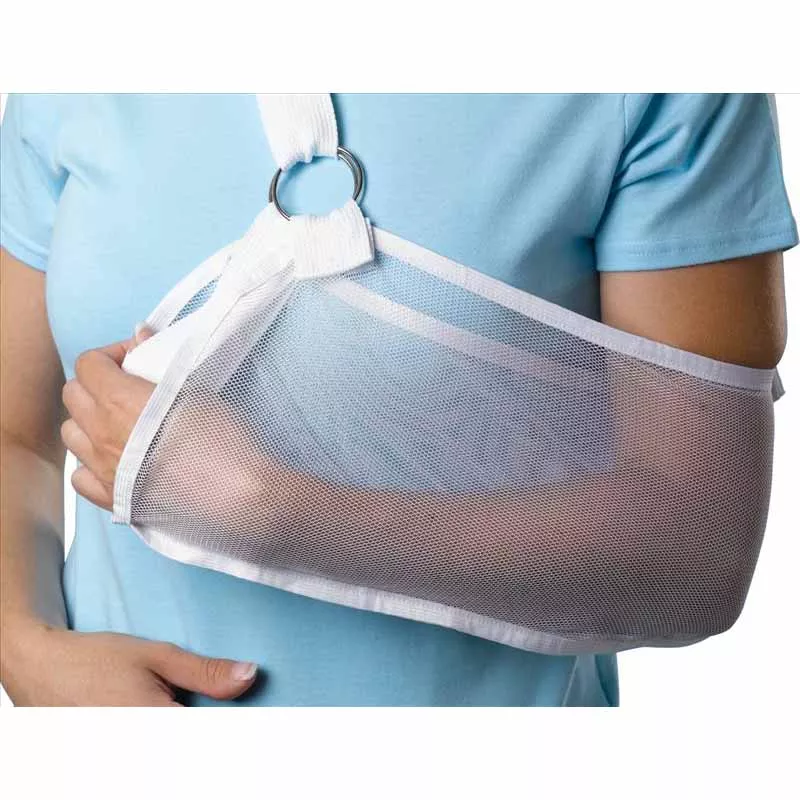 Medline Cool Mesh Arm Slings, White, Medium (ORT11200M)