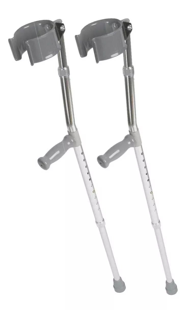Medline Forearm Crutches - Aluminum