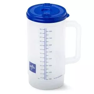 Medline Insulated Carafe with Graduated Measurements, 32 oz