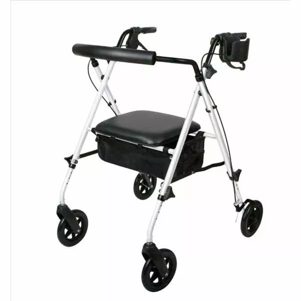 Medline Luxe Rollator, White (MDS86835W)