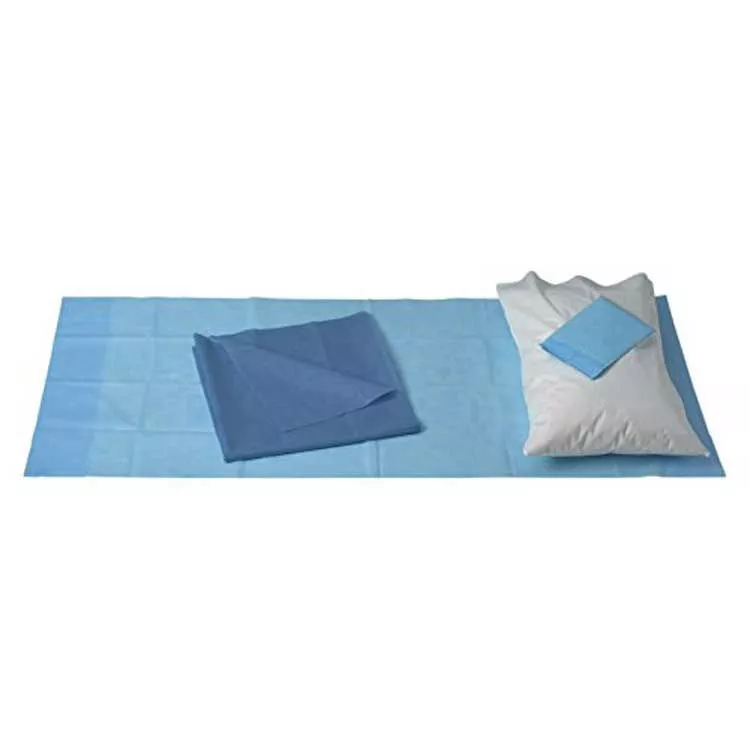 Medline NON37250 Multi-Layer Stretcher Sheet Sets, Blue (Case of 24)