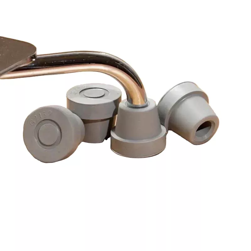 Medline Quad Cane Tips, Gray (G02162)