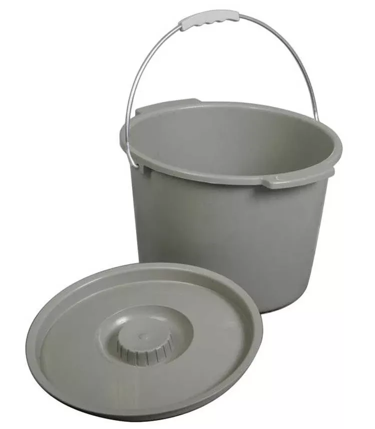 Medline Replacement Commode Bucket - Optional Lid & Handle