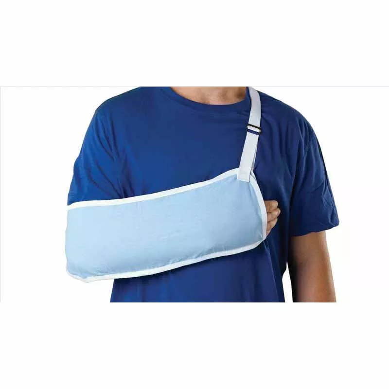 Medline Standard Arm Slings, Light Blue, Medium (ORT11100M)