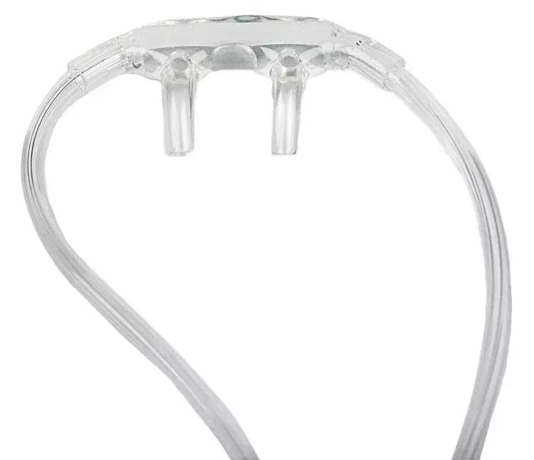 Medline SuperSoft Curved Nasal Oxygen Cannula, Standard or Universal Connector