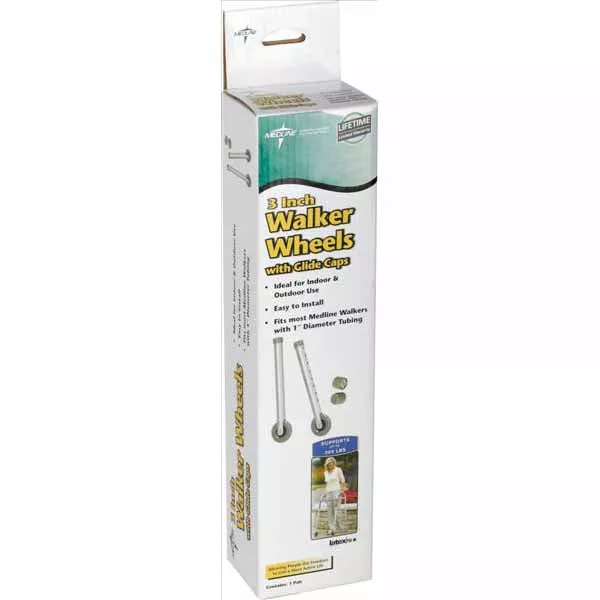 Medline Walker 3" Replacement Casters (MDS86615W)