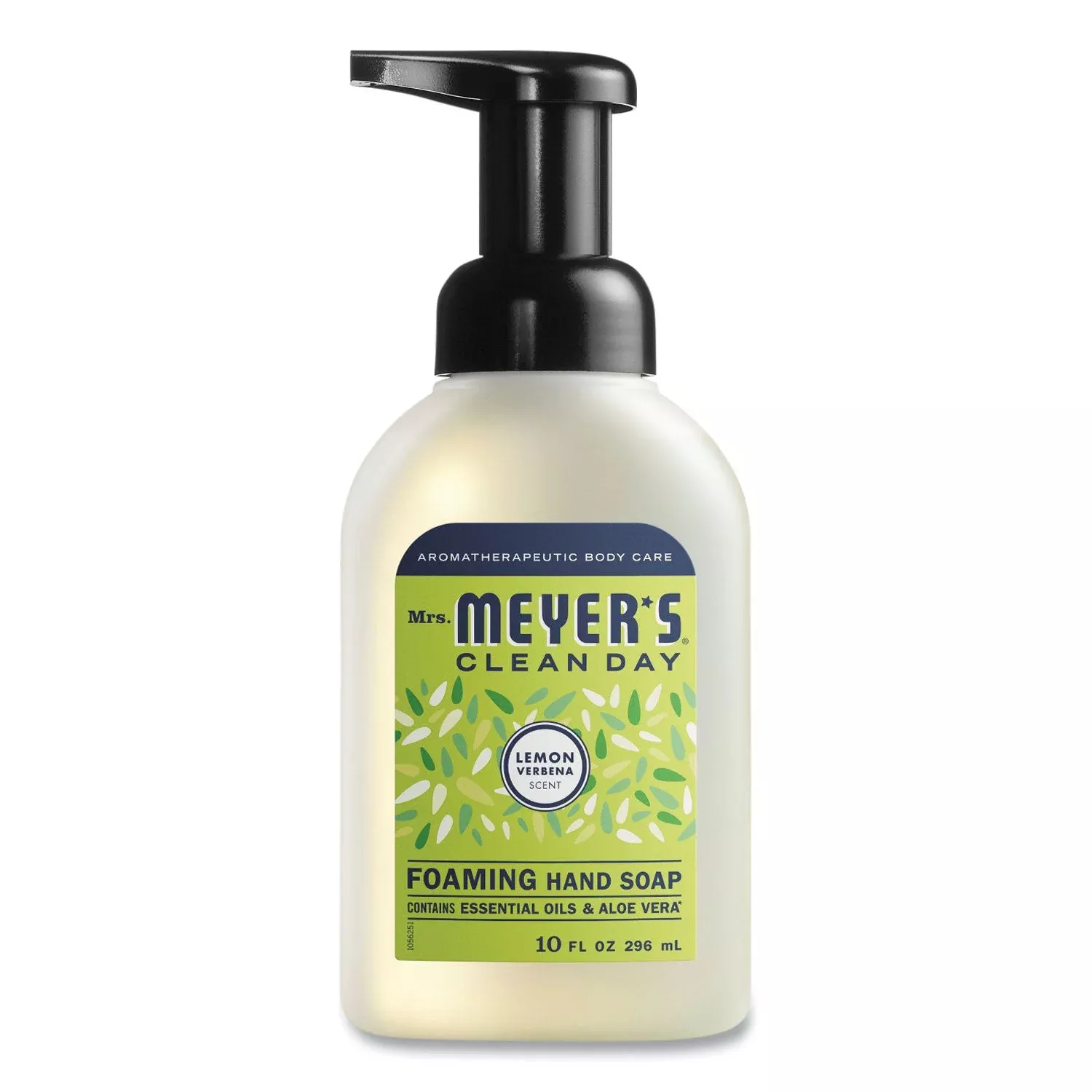 Mrs. Meyer's Foaming Hand Soap, Lemon Verbena, 10 oz, 6/Carton