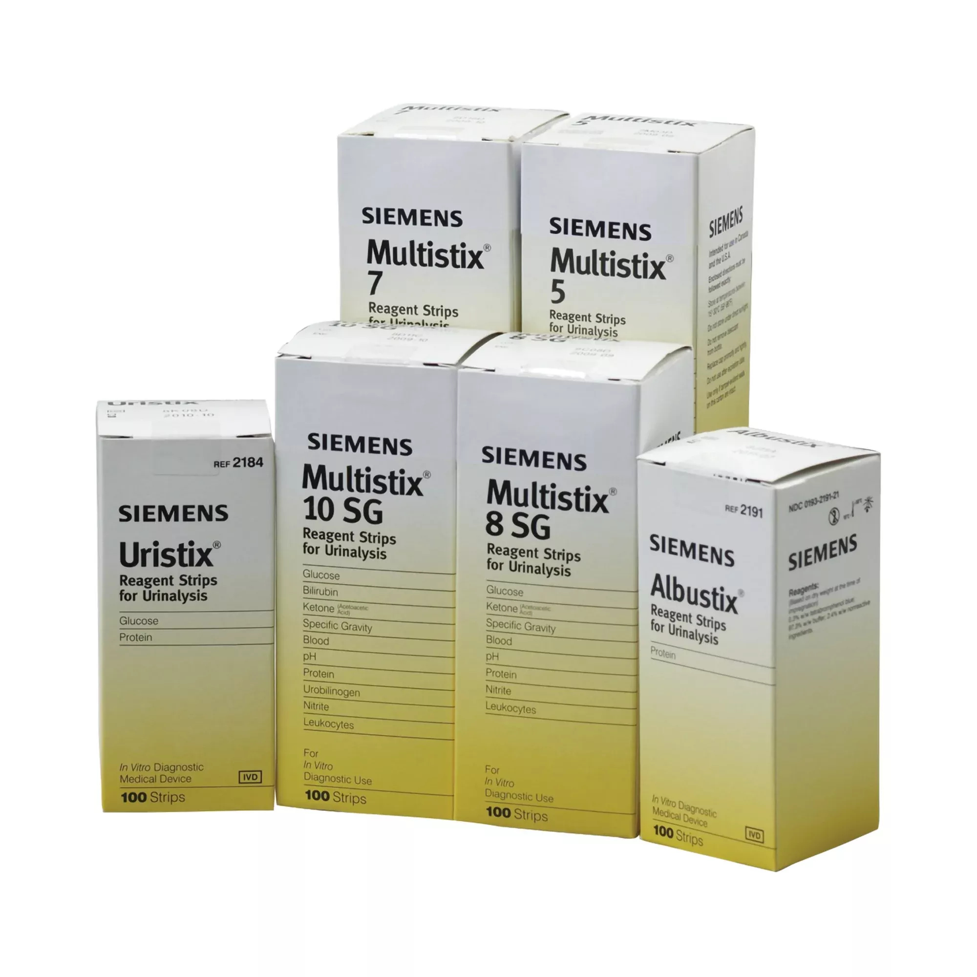 Multistix Urinalysis Reagent Strips, General Chemistry tests