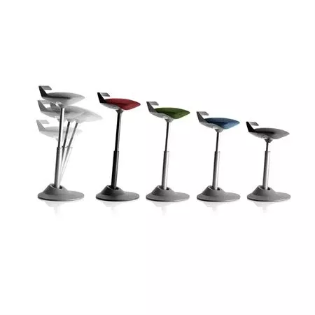Muvman Black Frame - Black Vinyl Seat