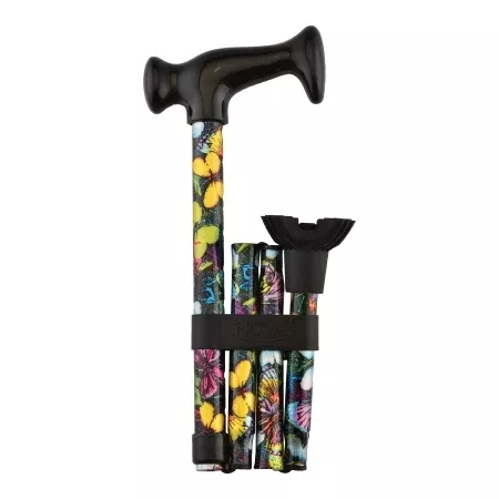 Nova Ortho-Med CANE, FOLDING QT BUTTERFLY SYMPHONY (20/CS) - M-1172978-2280 - Case of 20