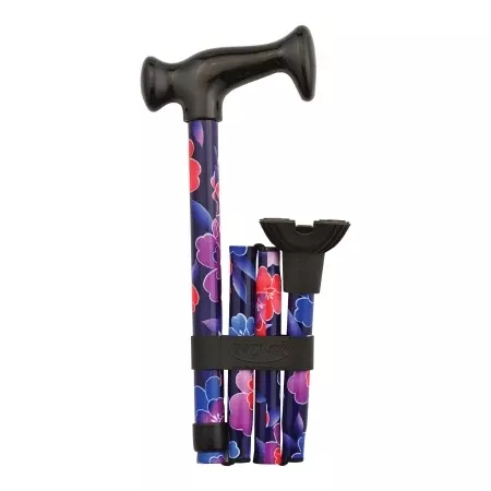 Nova Ortho-Med CANE, FOLDING QT MAUI FLOWERS (20/CS) - M-1172977-2997 - Case of 20