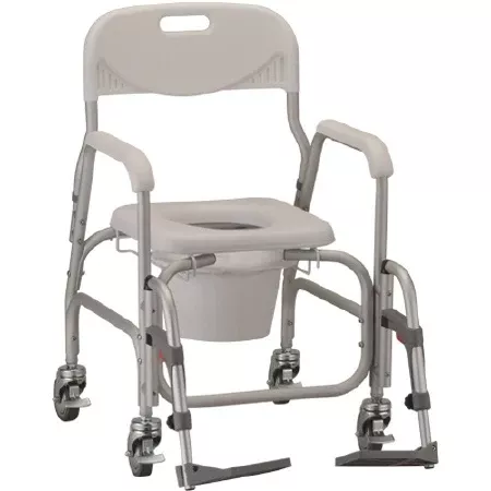 Nova Ortho-Med Commode / Shower Chair Nova Padded Fixed Arm 16 Inch Seat Width - M-632337-1119 - Each