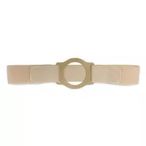 Nu-Comfort 2" Wide Beige Support Belt Medium Oval Ring Plate 32"-35" Waist Medium, Latex-Free