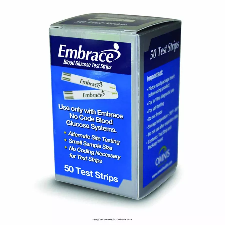 Omnis Embrace™ No Code Test Strips