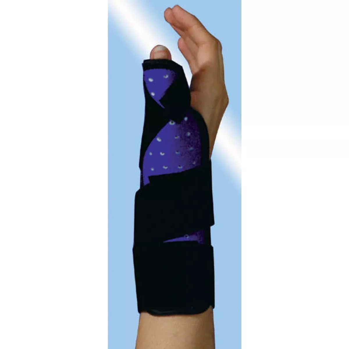 Orthopro Thumb Spica Universal Black Polyester 1 Per Each