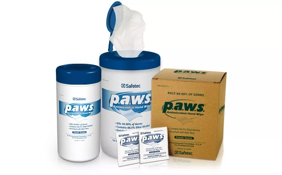 P.A.W.S. Antimicrobial Hand Wipes