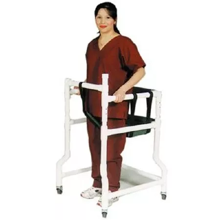 Patterson Medical Supply Walker Chair Adjustable Height PVC Frame 250 lbs. Weight Capacity 33 to 36 Inch Height - M-732377-4388 - Each