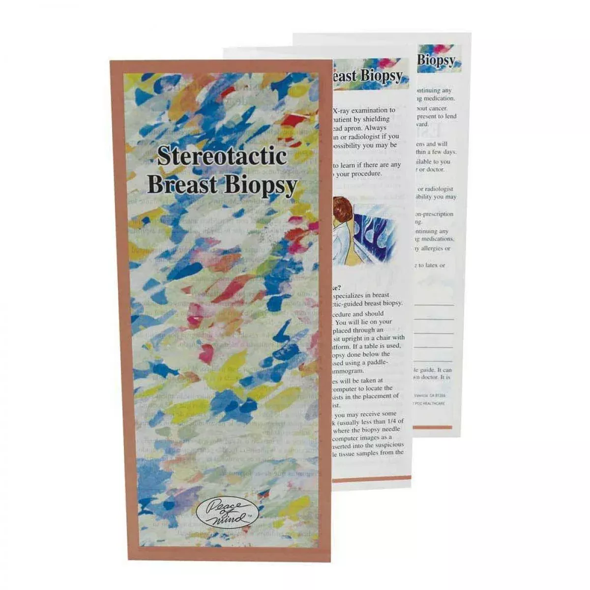 Peace Of Mind Patient Brochure Stereotactic Breast English And Spanish - 100 Per Pack