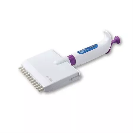 Pearl Adjustable Pipette 8 Channel - 5-50μl - Orange